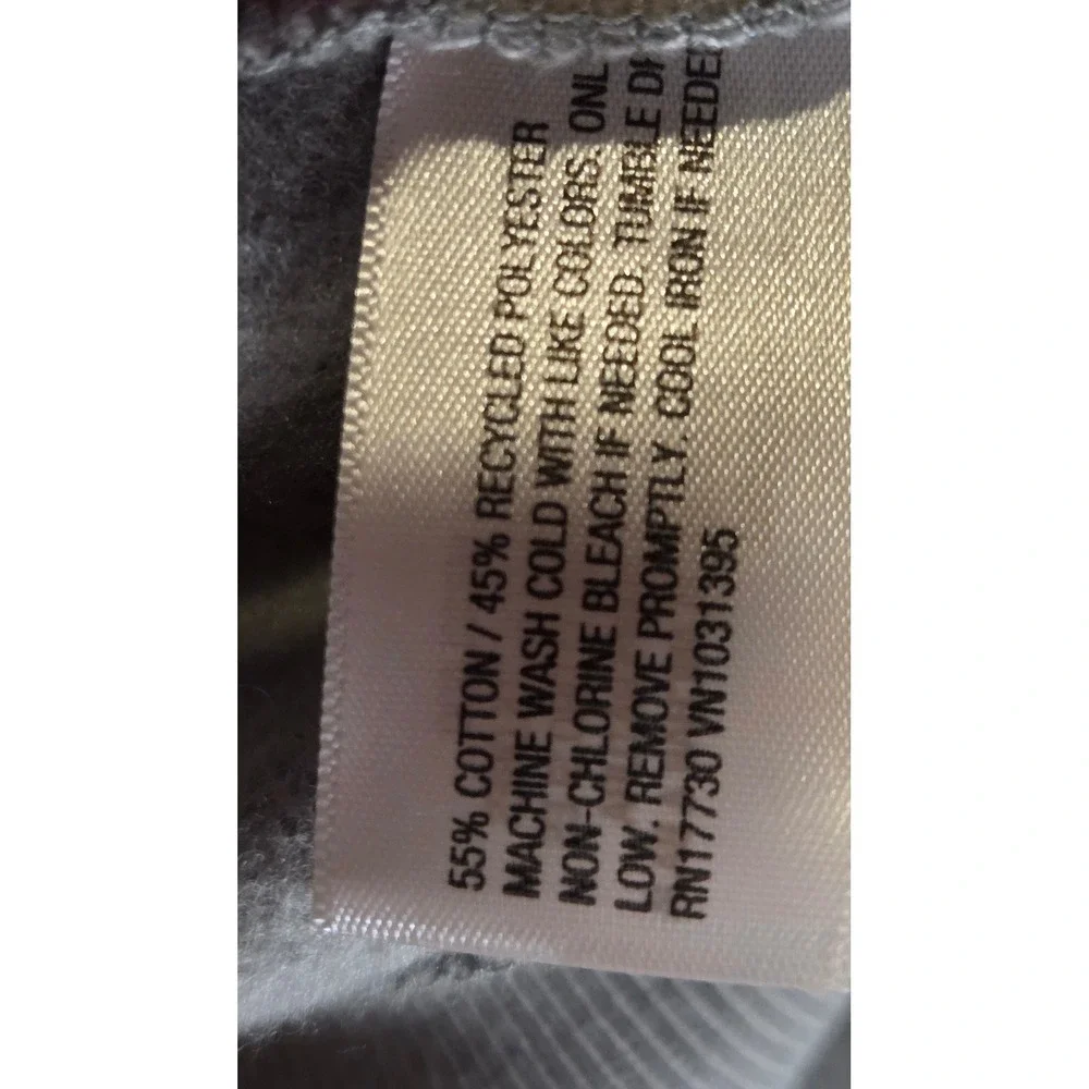 Wild Fable Womens Cropped Hoodie Grey Castle Fleece Pullover Sweatshirt Size M - Picture 5 of 5